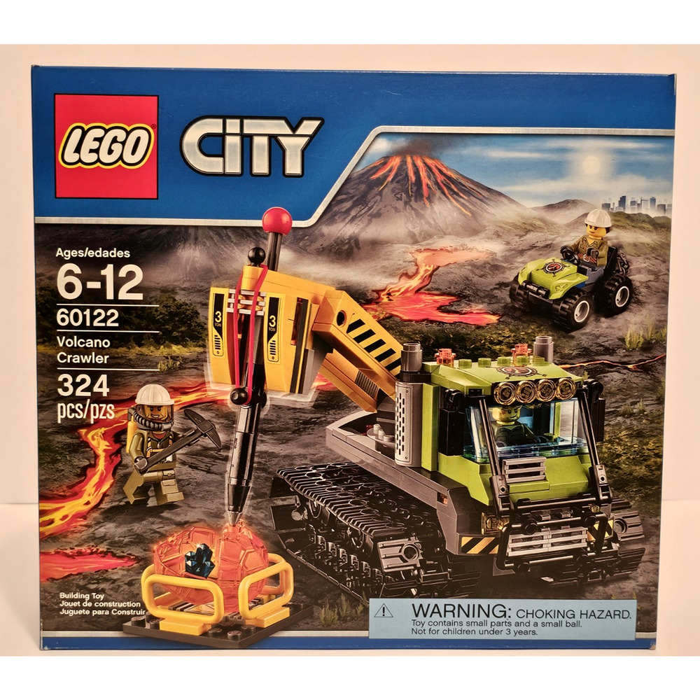 VOLCANO CRAWLER Lego City LEGO Set #60122 NEW Sealed RETIRED Unopened